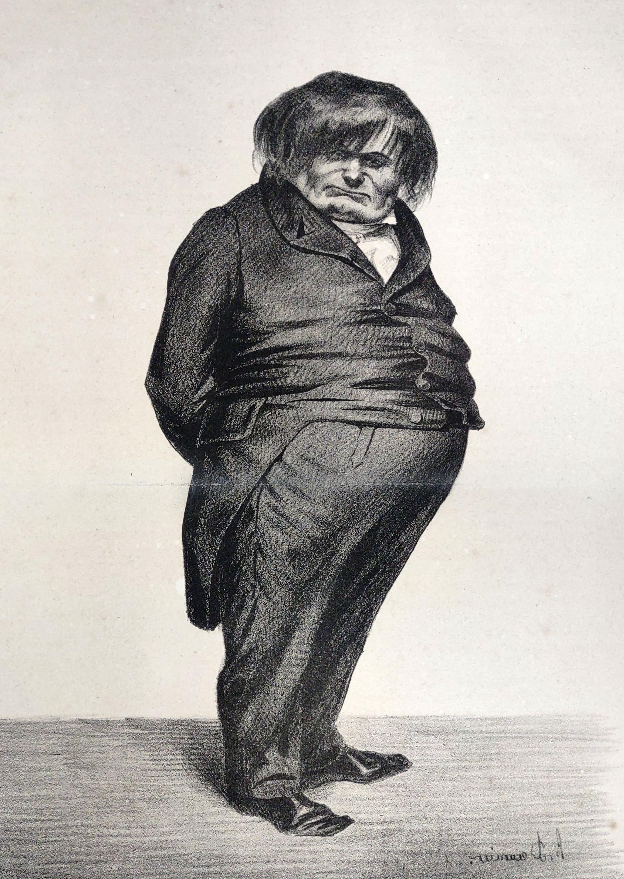 先生的艺术品. 西梅(Clemente Prunelle)由奥诺雷·多米埃(Honore Daumier)创作